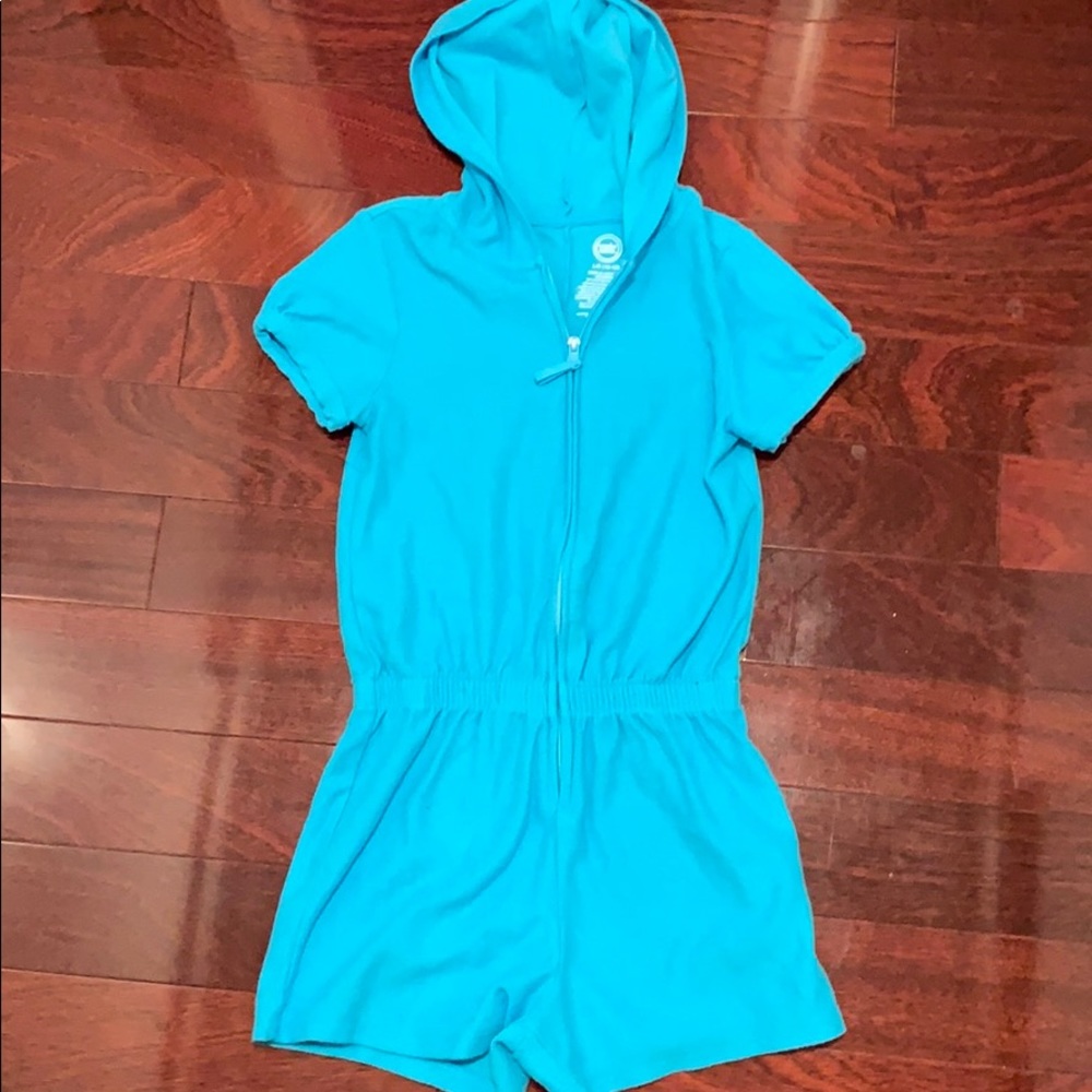 Wonder Nation turquoise romper